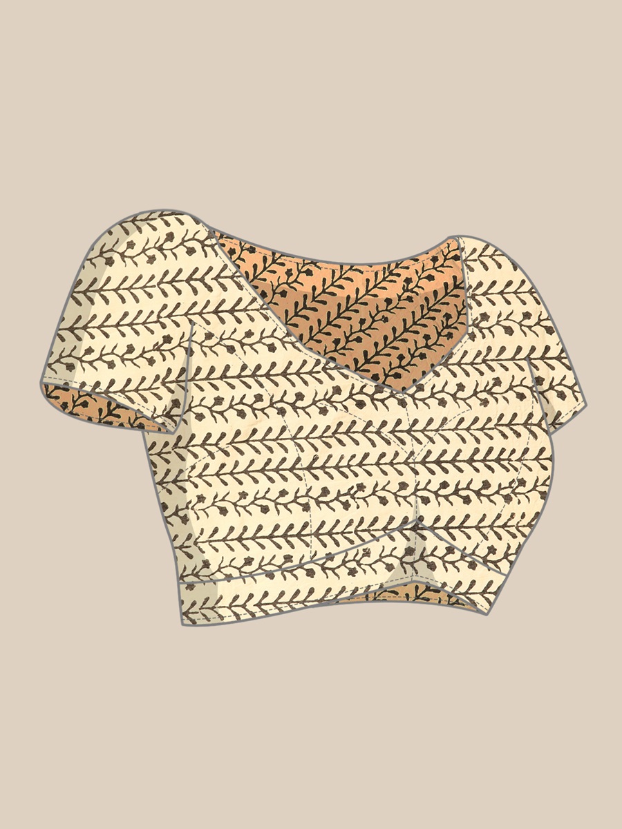 Mustard Cotton Printed Festival Casual Contemporary Sarees