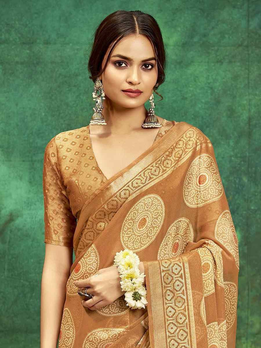 Mustard Silk Handwoven Festival Wedding Fancy Heavy Border Saree