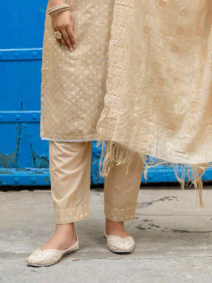 Navy Blue Chanderi Silk Embroidery Party Wedding Festival Casual Ready Pant Salwar Kameez