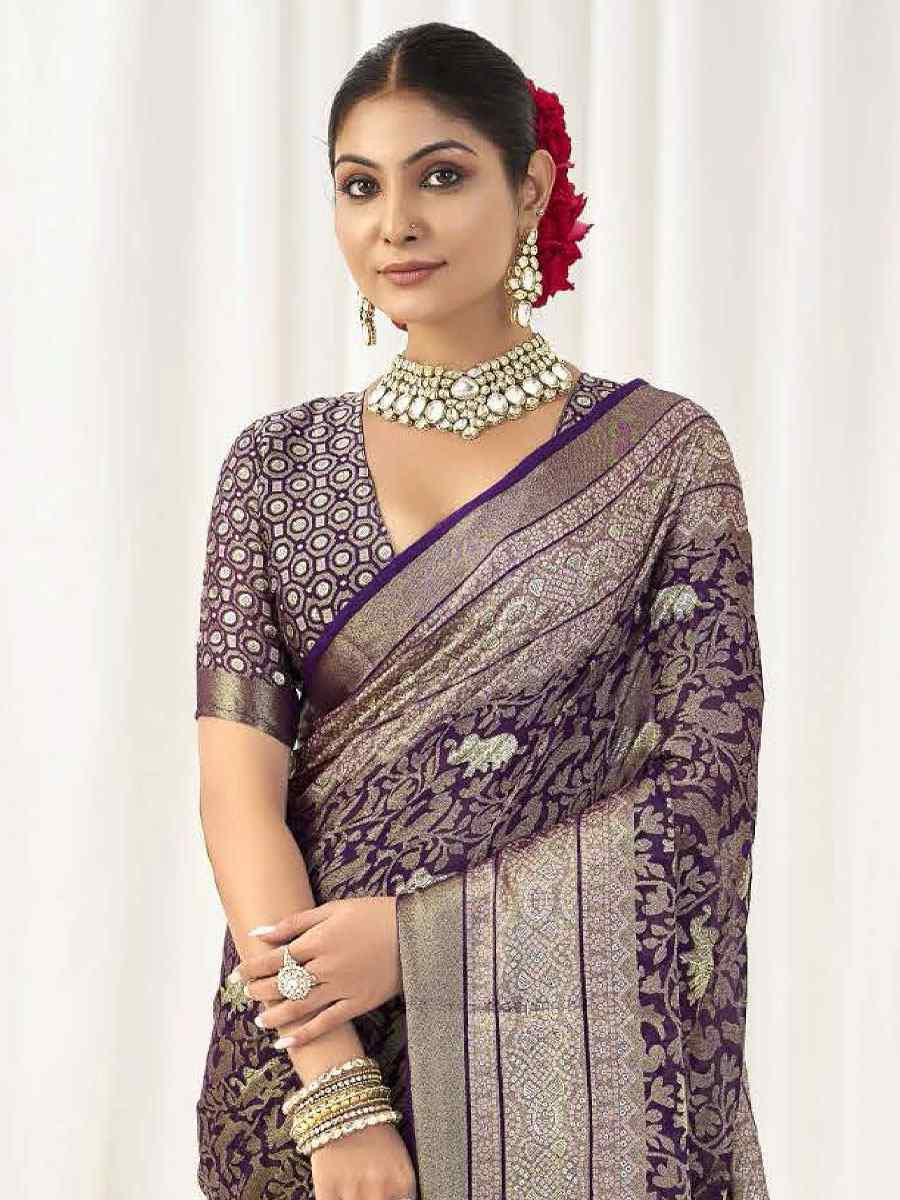 Nevy Blue Silk Handwoven Traditional Bridal Reception Festival Wedding Fancy Heavy Border Sarees