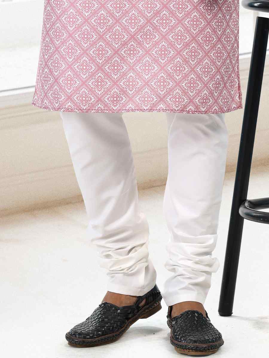 Onion Cotton Woven Festival Party Kurta