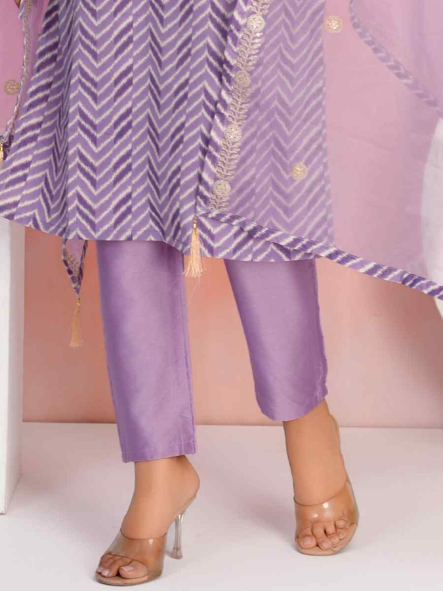 Onion Pink Fresh creap Embroidered Festival Casual Ready Pant Salwar Kameez