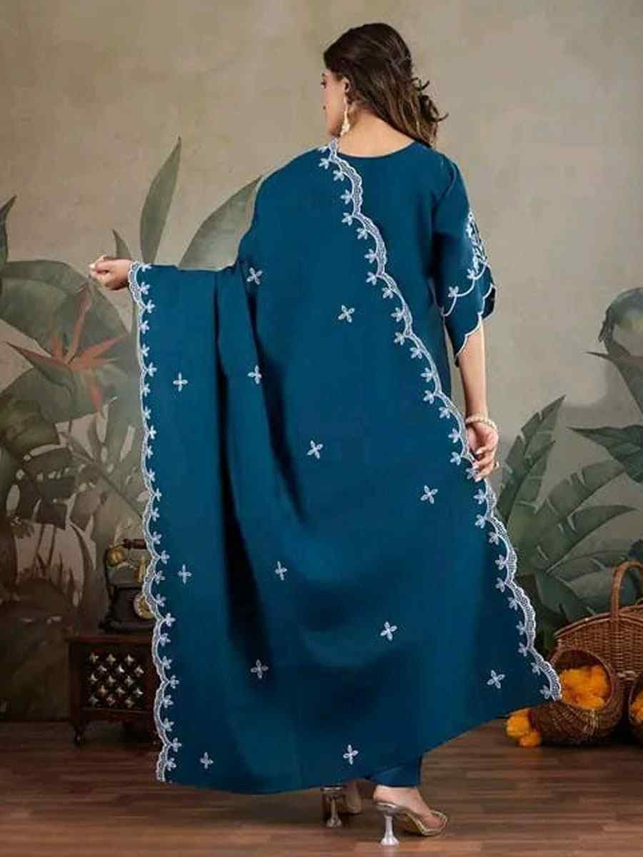 Orange Roman Silk Embroidery Party Wedding Festival Casual Ready Pant Salwar Kameez