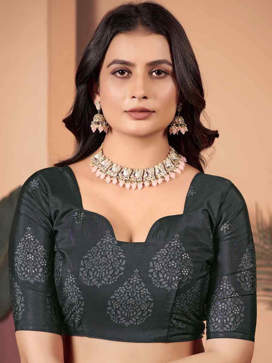 Orange Soft Crepe Silk Printed Festival Wedding Heavy Border Saree