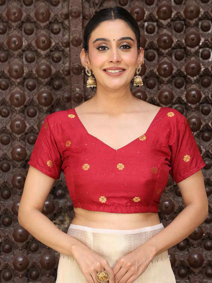 Peach Cotton Plain Zari Work Casual Reception Festival Wedding Fancy Classic Style Sarees