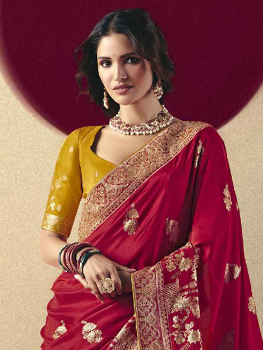 Pink Bemberg Viscose Handwoven Zari Work Traditional Bridal Reception Festival Wedding Fancy Heavy Border Saree