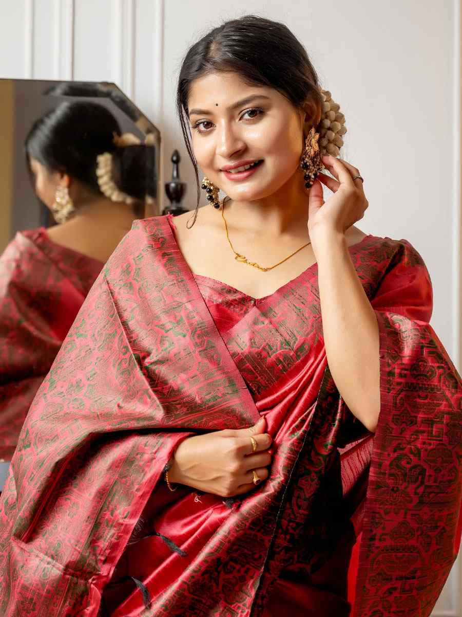 Pink Handloom Raw Silk Handwoven Casual Reception Festival Wedding Fancy Classic Style Sarees