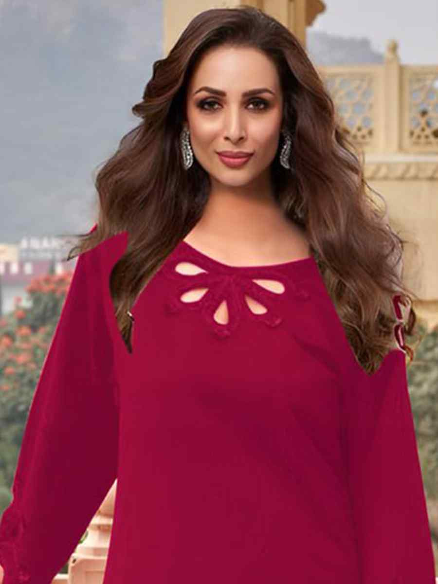 Pink Heavy jimmy Choo Embroidered Festival Wedding Pant Bollywood Style Salwar Kameez