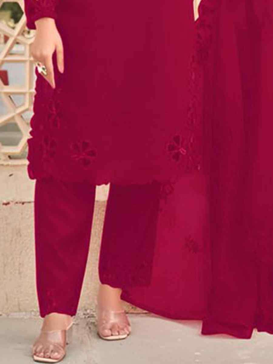 Pink Heavy jimmy Choo Embroidered Festival Wedding Pant Bollywood Style Salwar Kameez