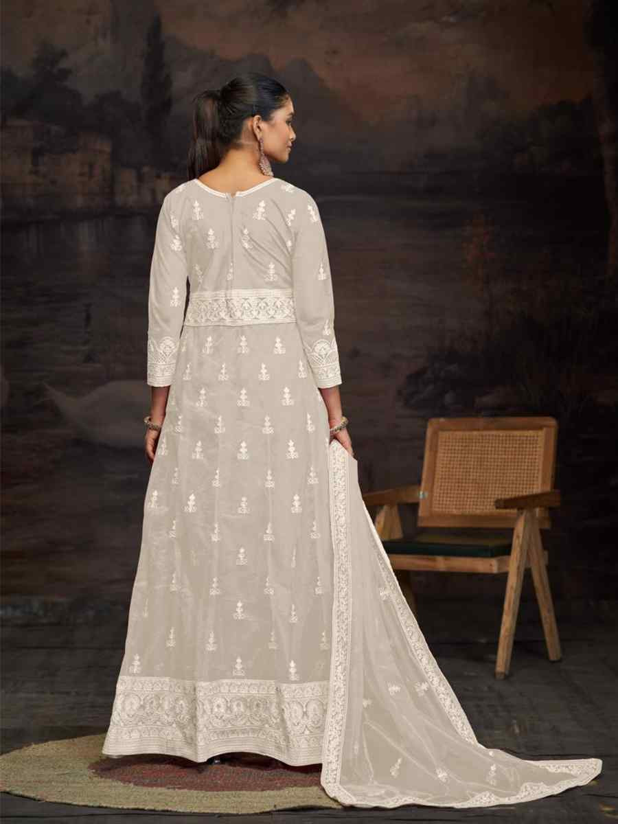 Pink Net Embroidered Festival Wedding Anarkali Salwar Kameez