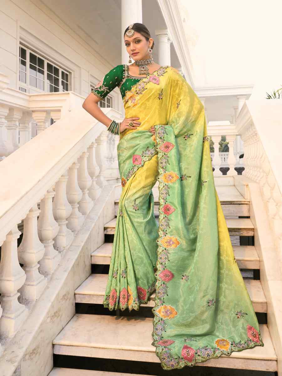 Pink Pure Silk Embroidered Festival Party Classic Style Saree