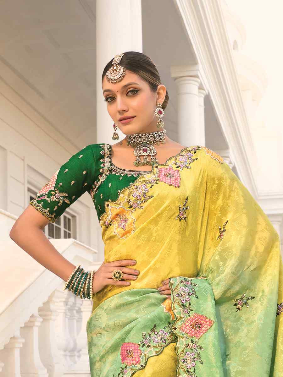 Pink Pure Silk Embroidered Festival Party Classic Style Saree