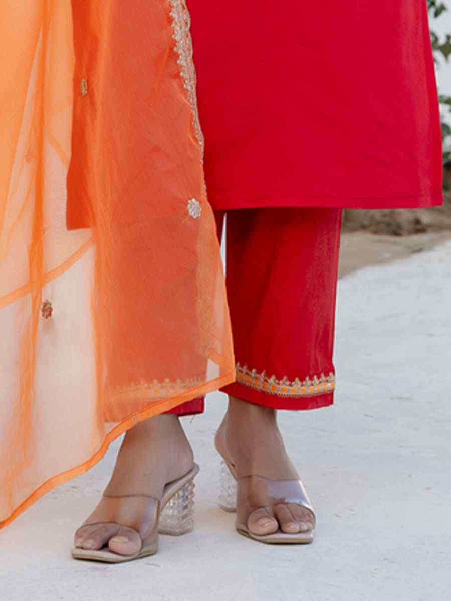 Pink Viscose Rayon Embroidery Party Wedding Festival Casual Ready Pant Salwar Kameez