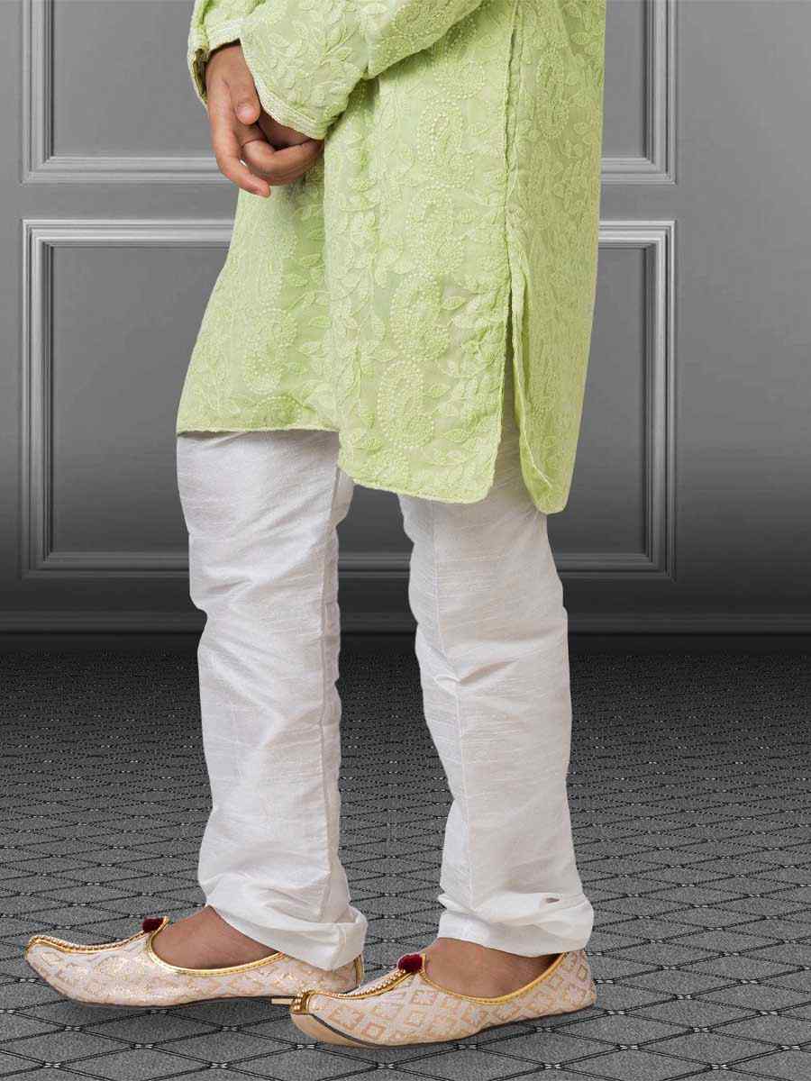 Pista Georgette Embroidered Festival Kurta Pyjama Boys Wear