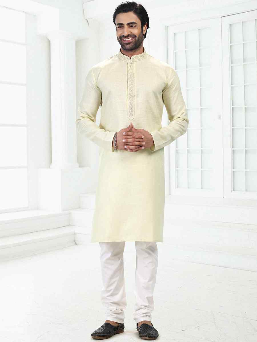 Pista Green Premium Linen Cotton Woven Festival Wedding Kurta