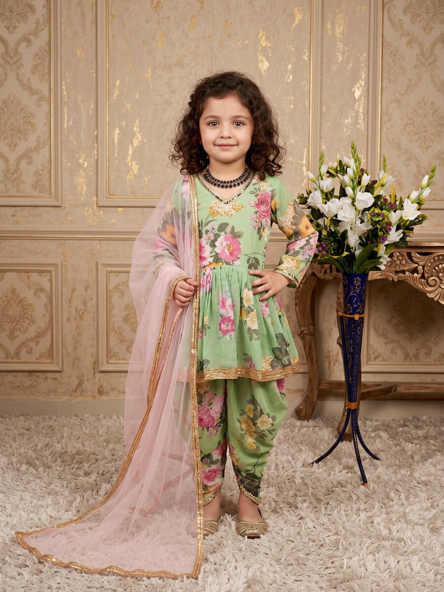 Pista Heavy Fox Georgette Digital Print With Less Traditional Ethnic Casual Festival Party Wedding Salwars Girls Wear