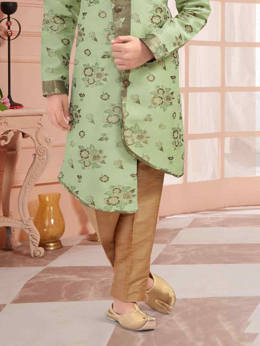 Pista Jaquard Zardosi Festival Kurta Pyjama Boys Wear