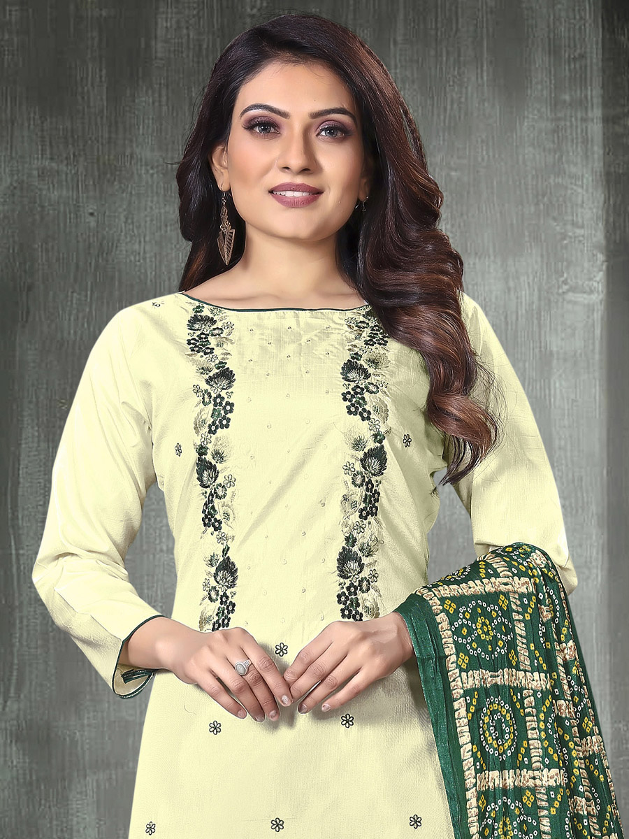 Pista Prampara Silk Printed Casual Festival Pant Salwar Kameez