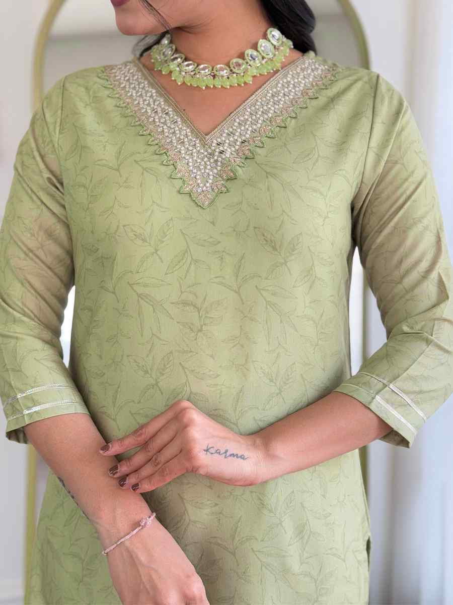 Pista Rayon Embroidery Party Wedding Festival Casual Ready Pant Salwar Kameez