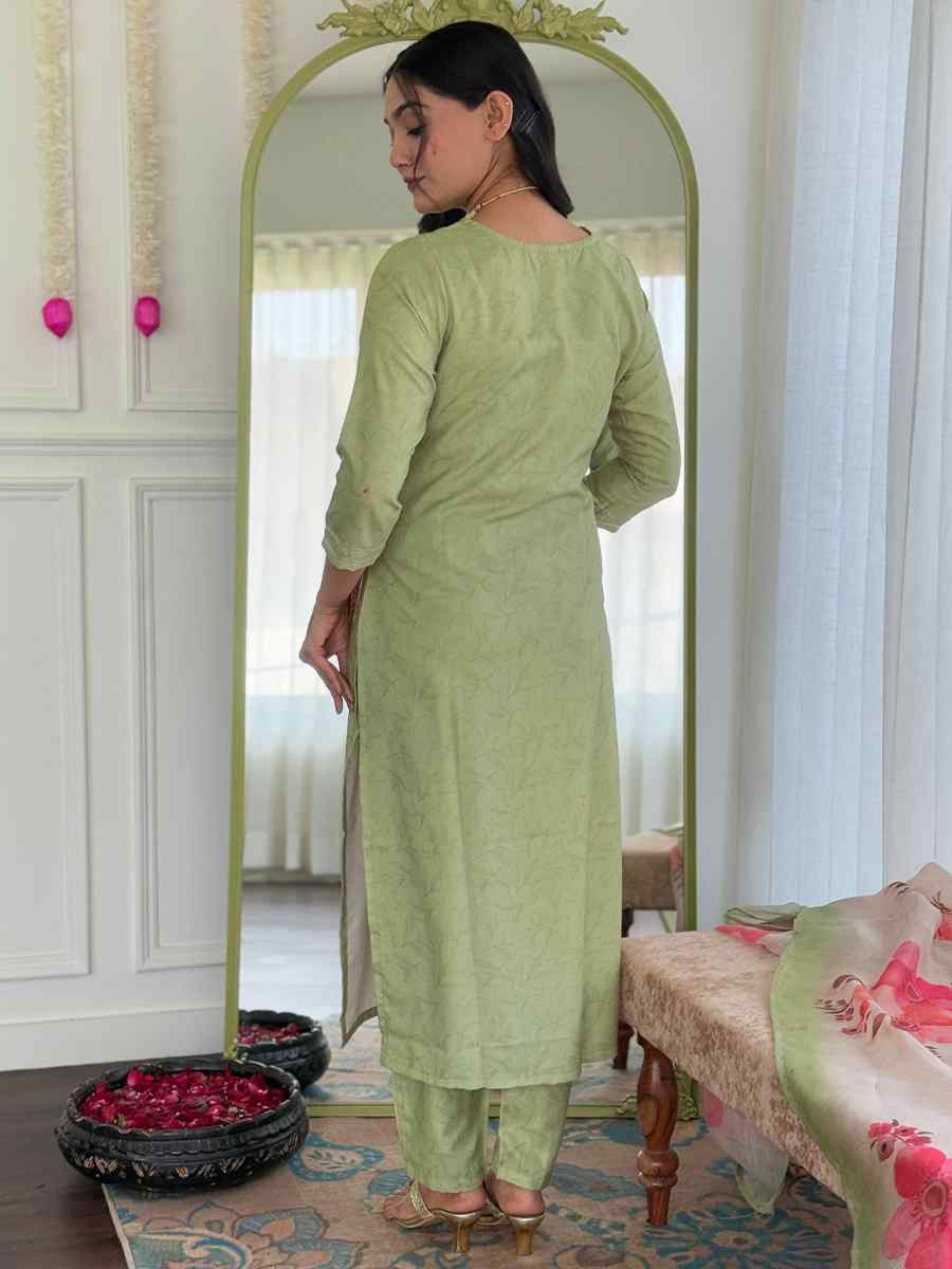 Pista Rayon Embroidery Party Wedding Festival Casual Ready Pant Salwar Kameez