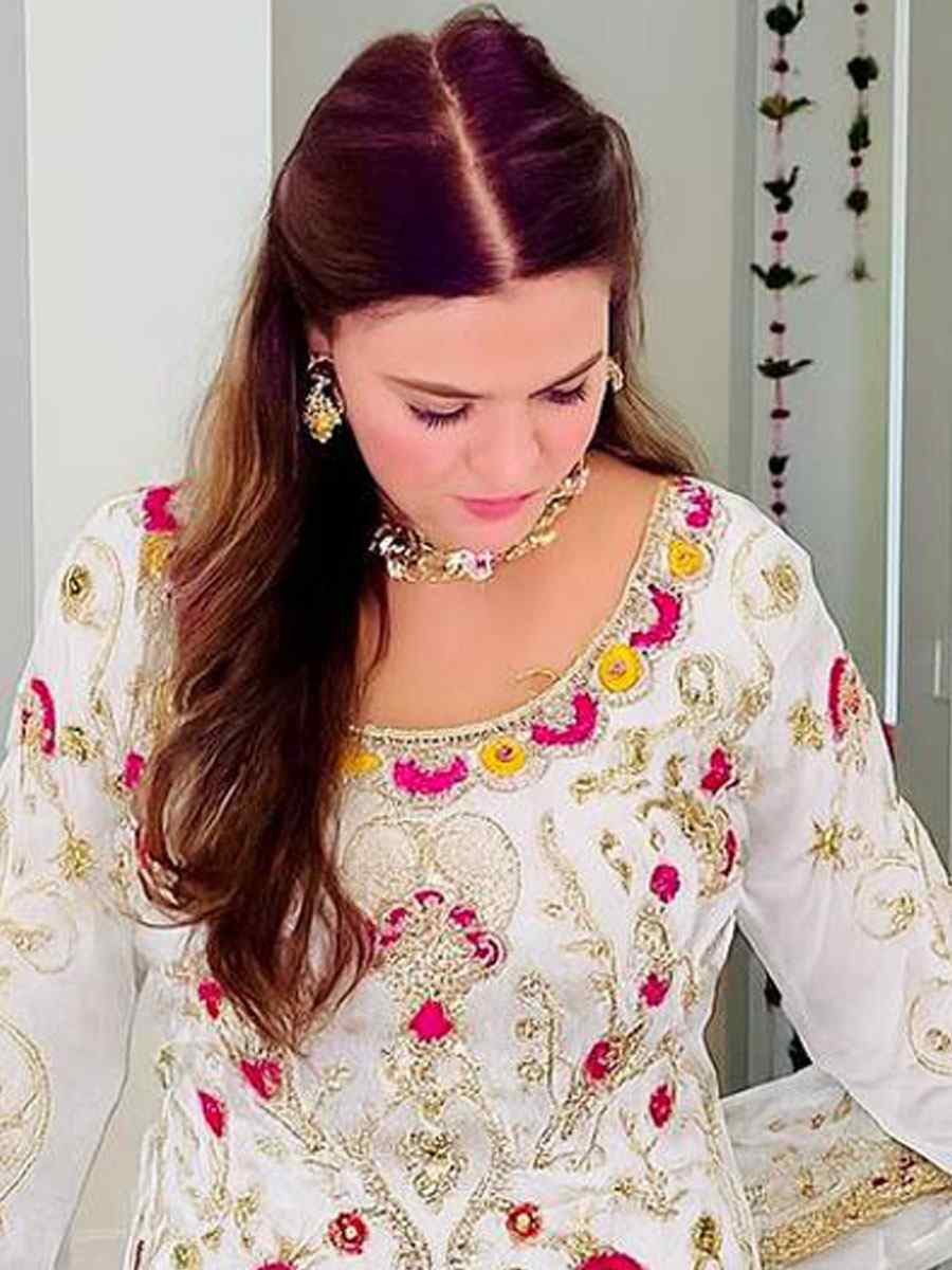 Purple Heavy Jimmy Chu Embroidery Party Wedding Festival Casual Ready Patiala Salwar Kameez