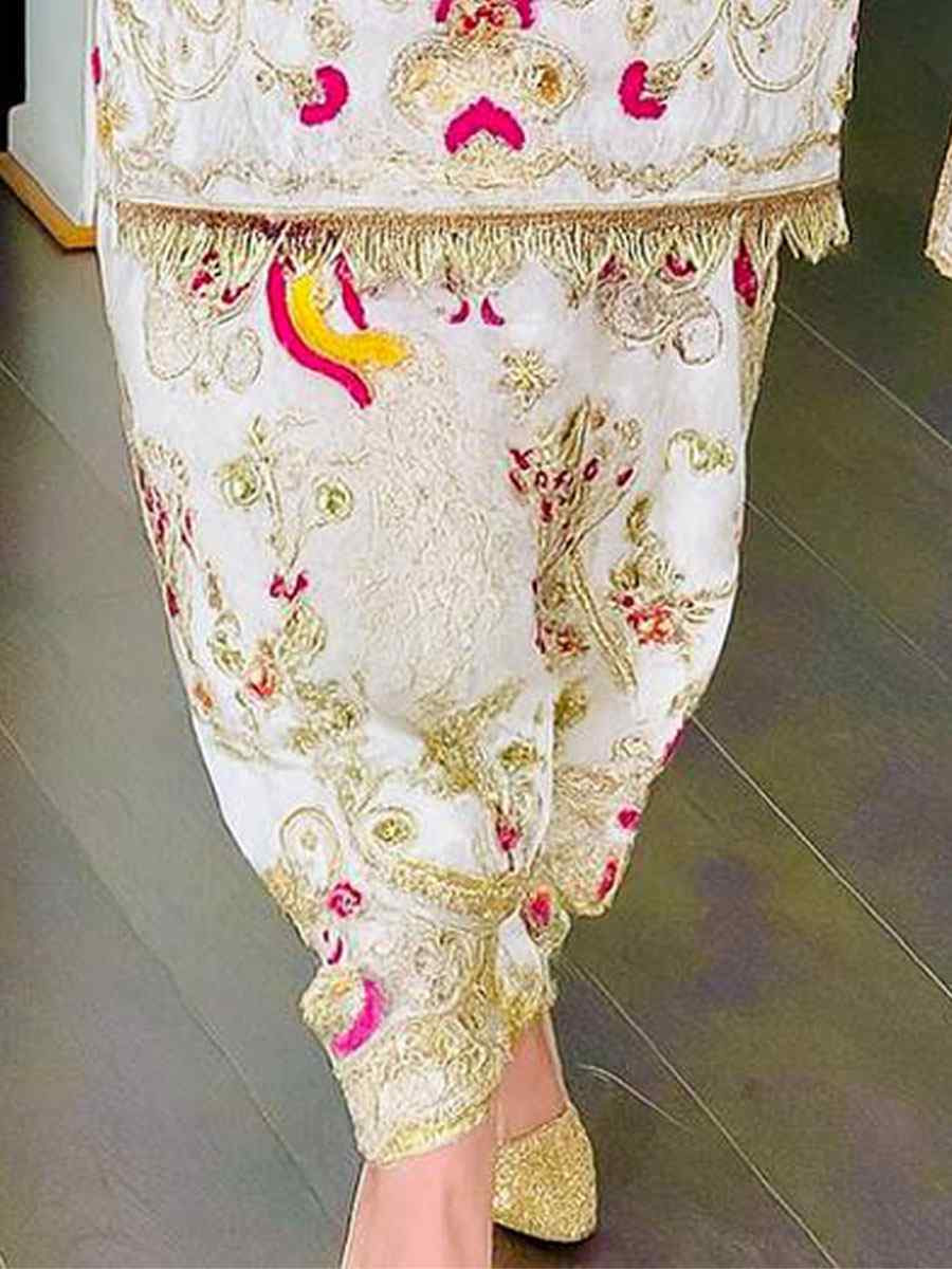 Purple Heavy Jimmy Chu Embroidery Party Wedding Festival Casual Ready Patiala Salwar Kameez