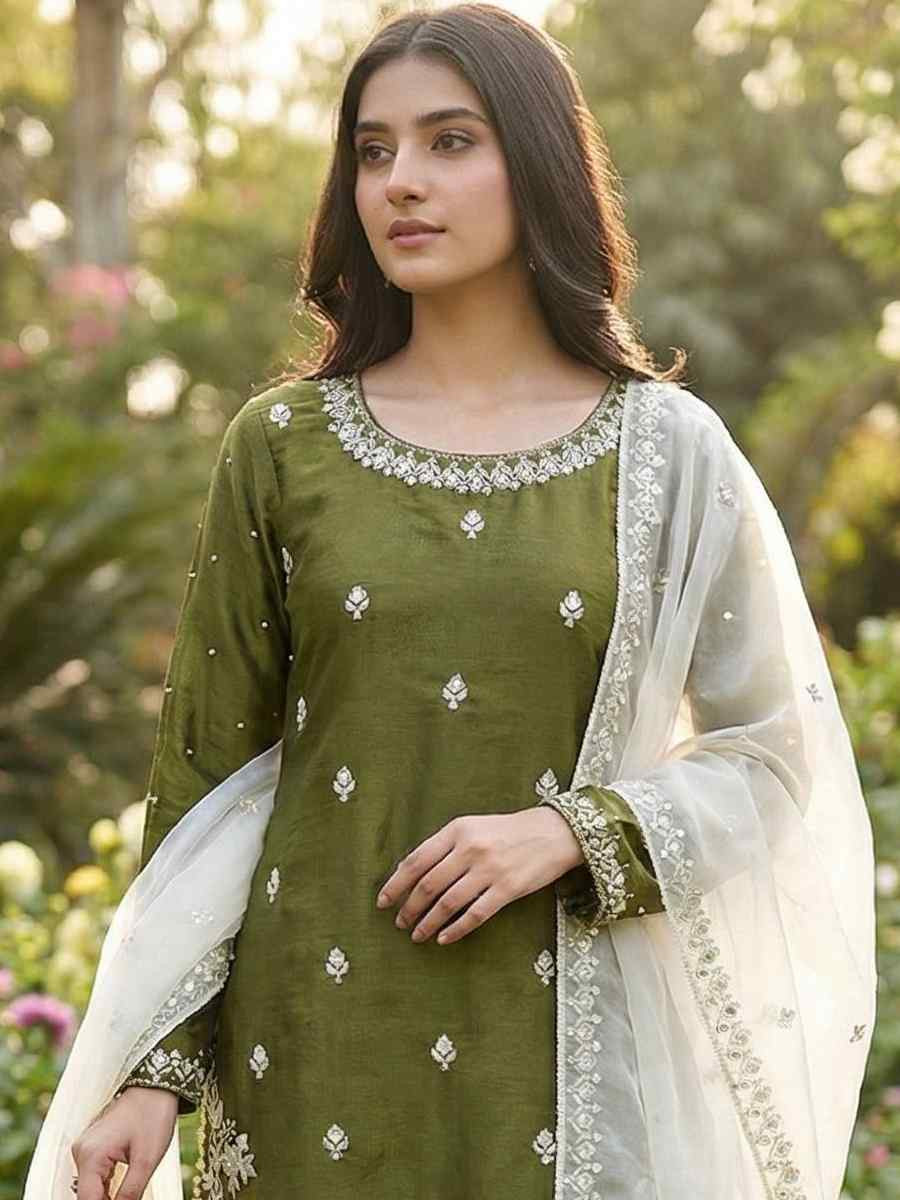 Purple Pure Silk Embroidery Party Wedding Festival Casual Ready Palazzo Pant Salwar Kameez