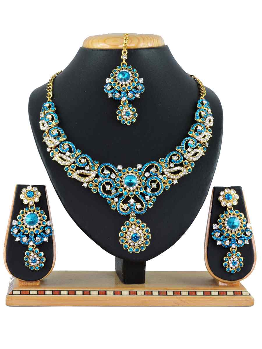 Rama Alloy Festival Wear Diamonds Necklace