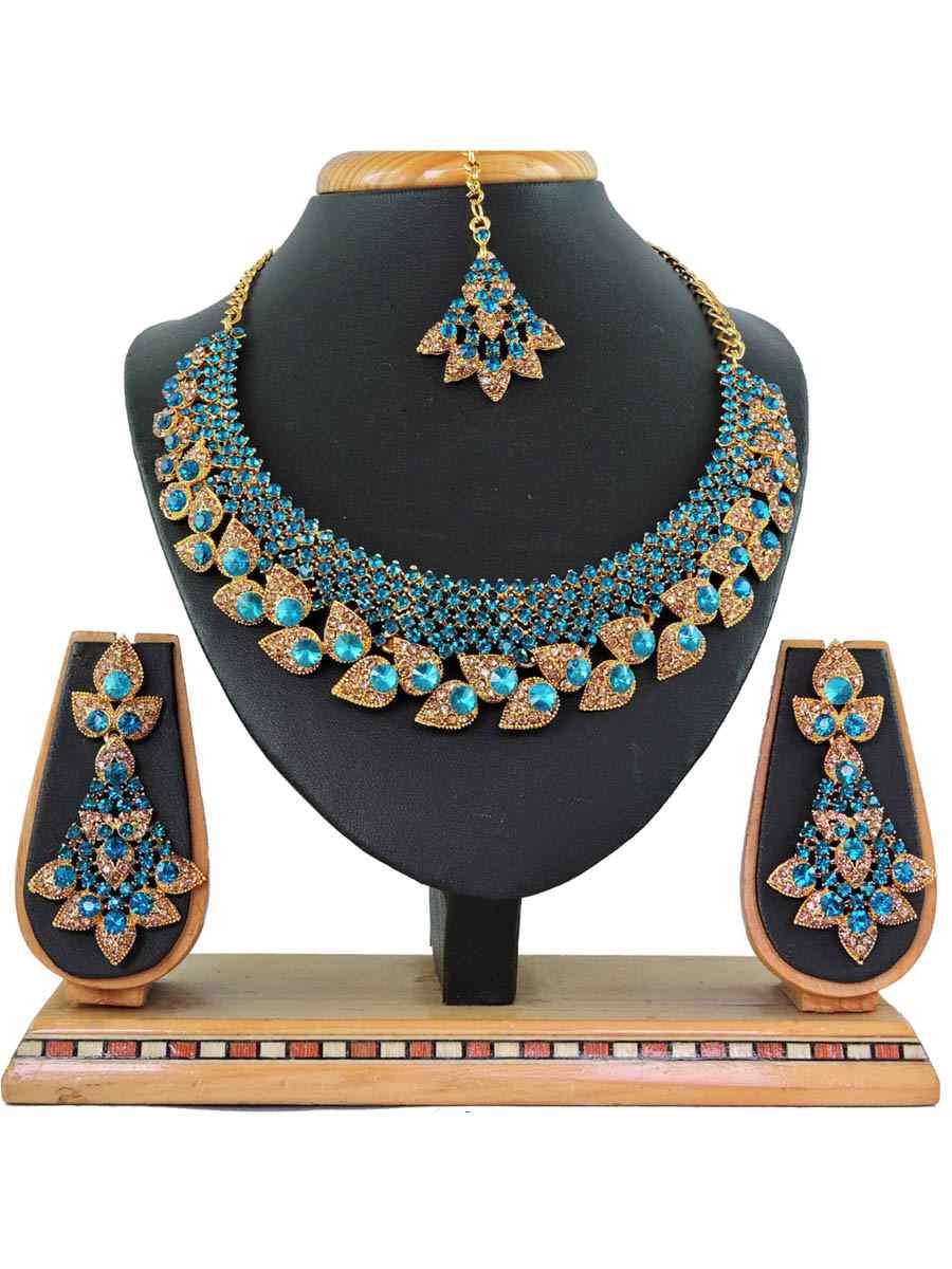 Rama Alloy Festival Wear Diamonds Necklace