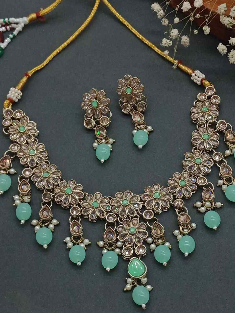 Rama Alloy Metal Festival Wear Kundan Necklace