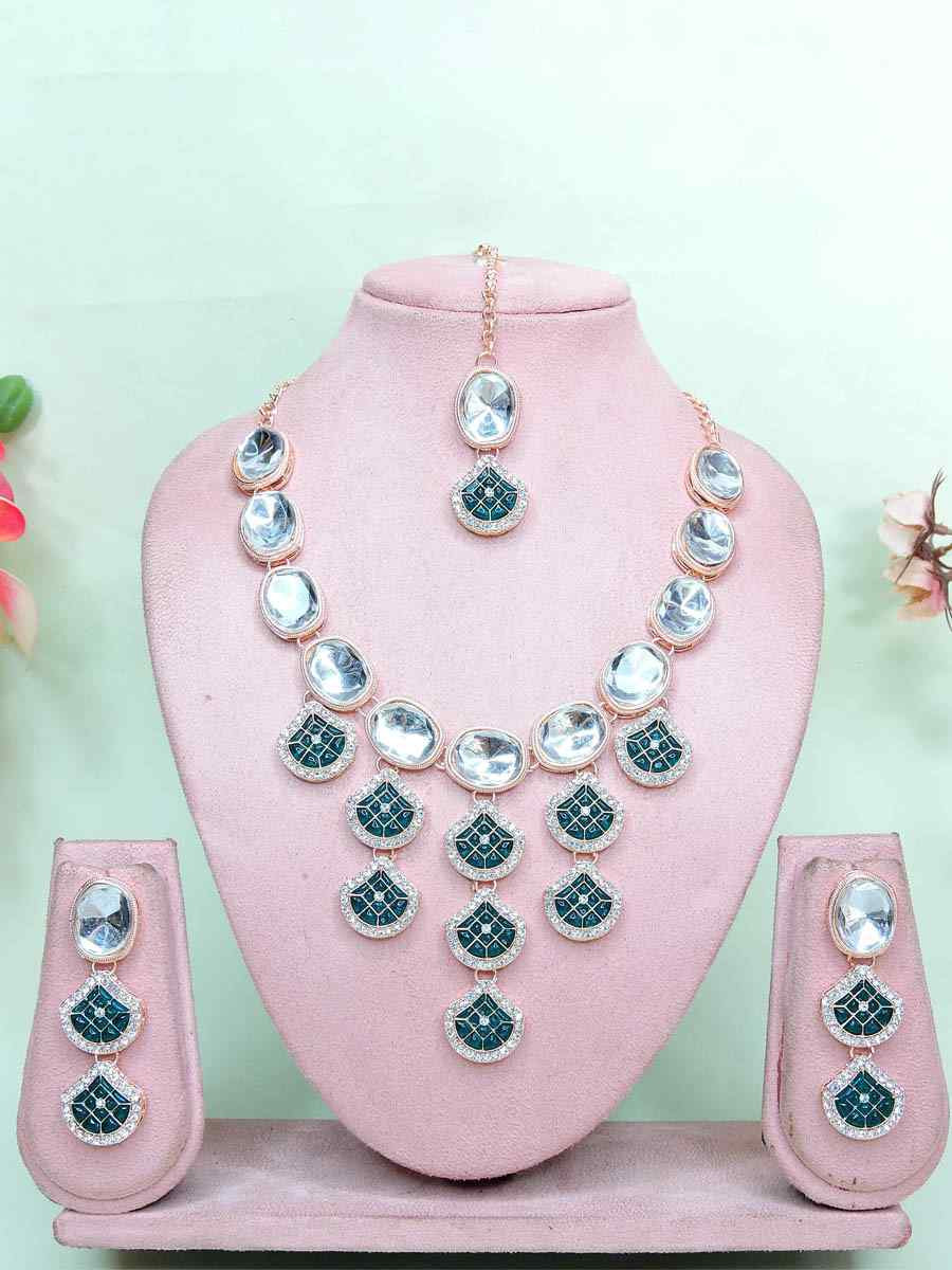 Rama Alloy Metal Festival Wear Kundan Necklace