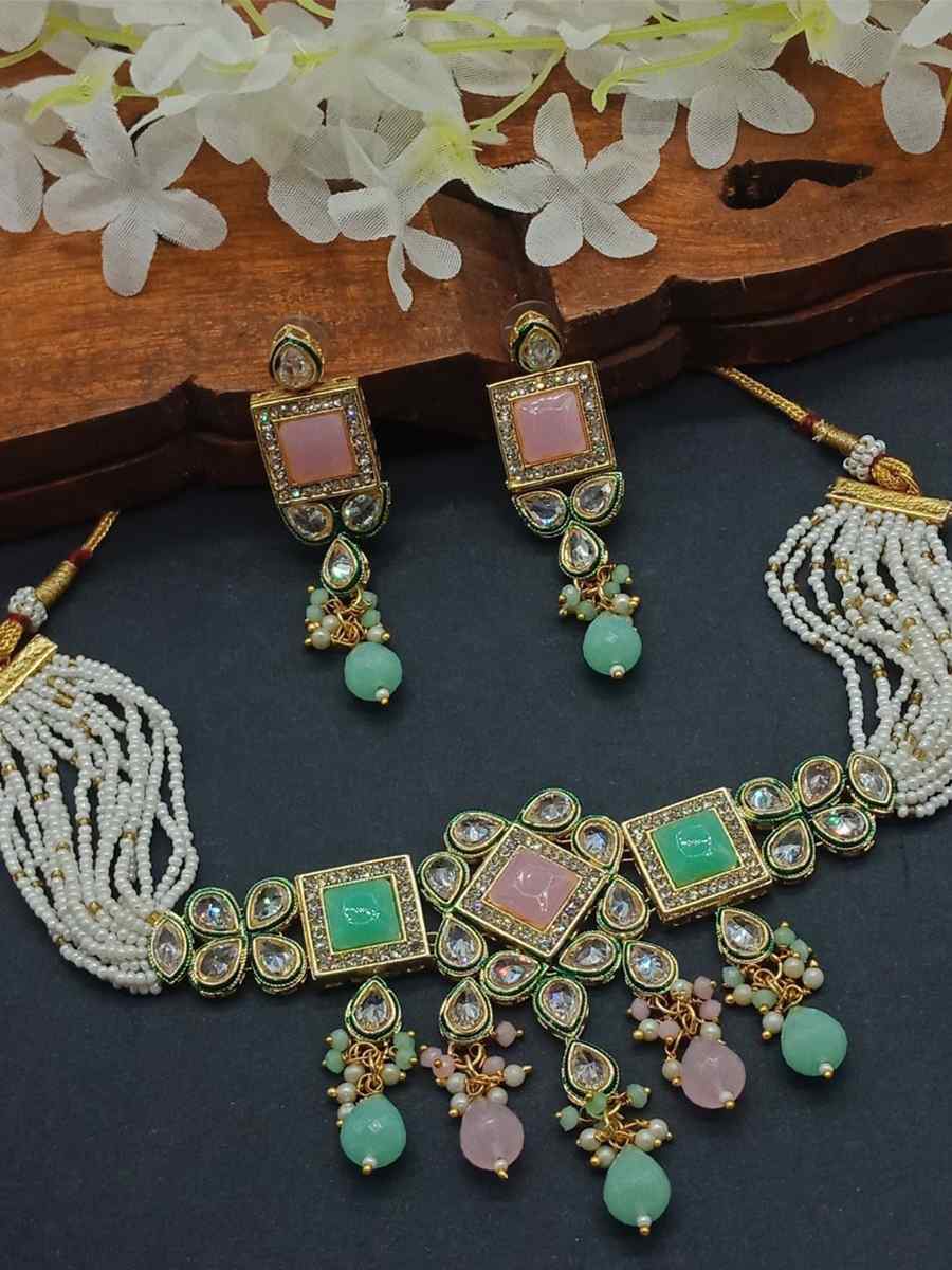 Rama Alloy Metal Festival Wear Kundan Necklace