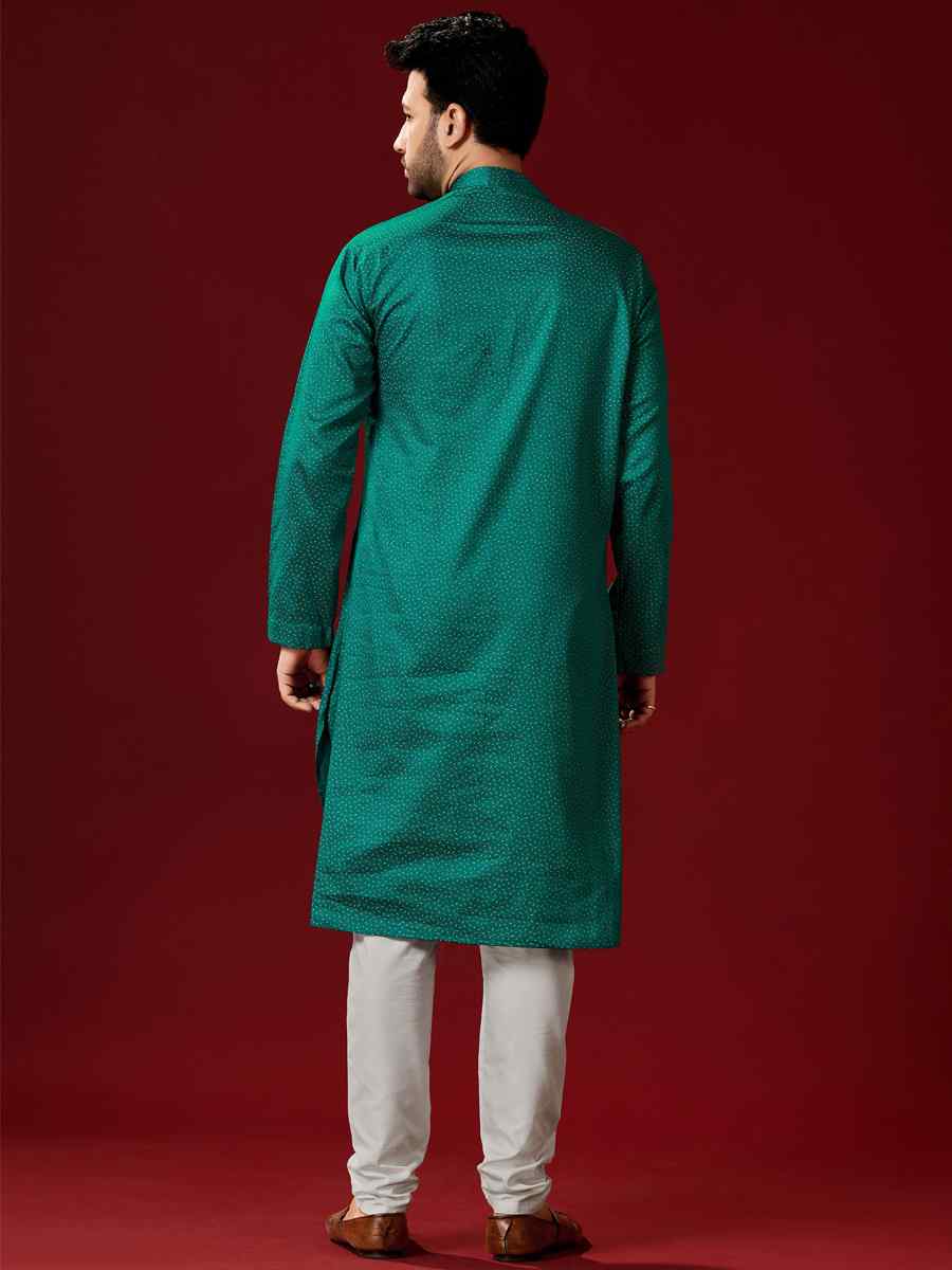 Rama Cotton Printed Festival Kurta
