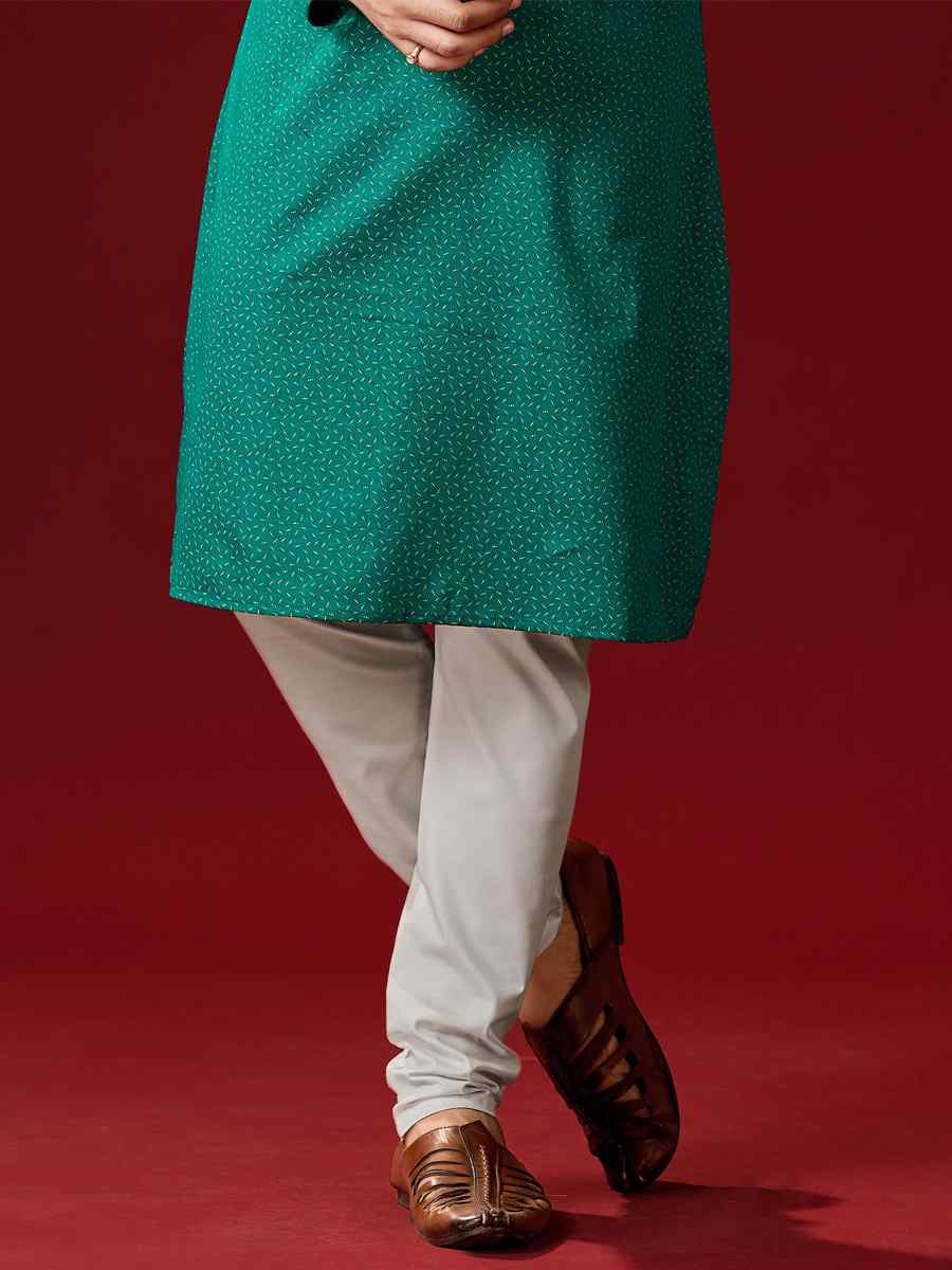 Rama Cotton Printed Festival Kurta