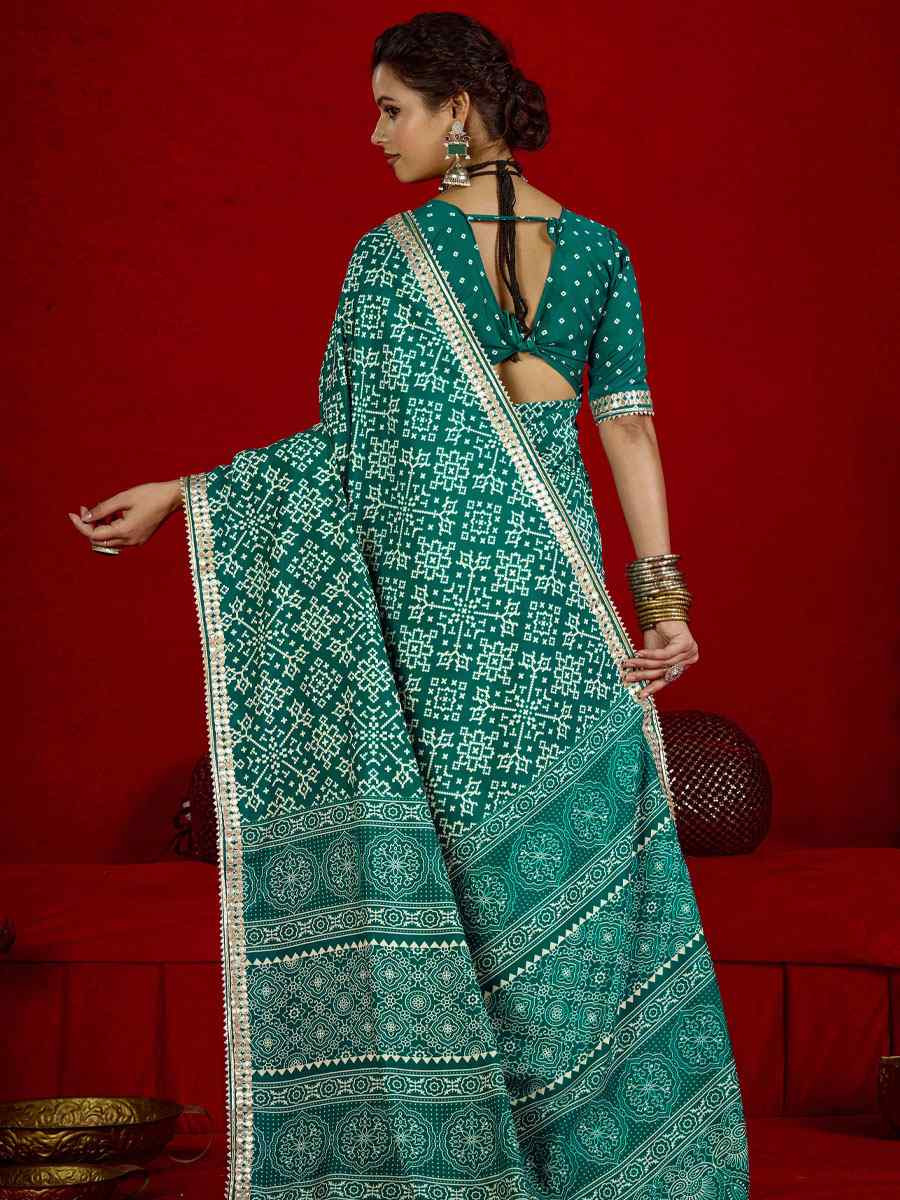 Rama Velvet Tussar Silk Printed Embroidery Casual Reception Festival Wedding Fancy Classic Style Sarees