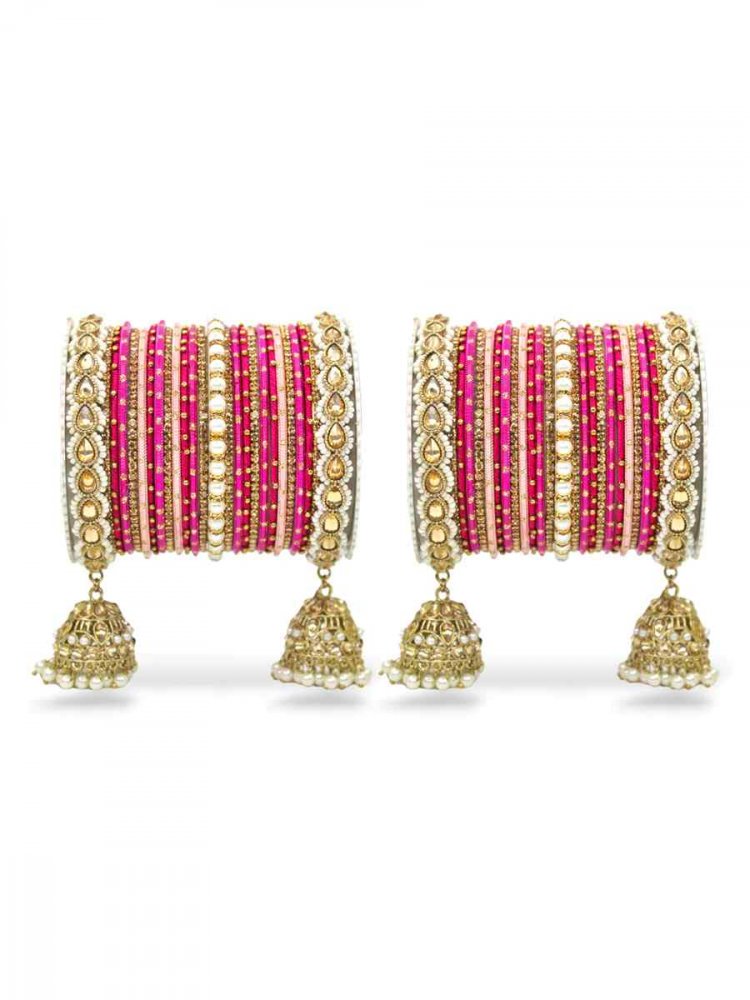 Rani Alloy Festival Wear Kundan Bangles
