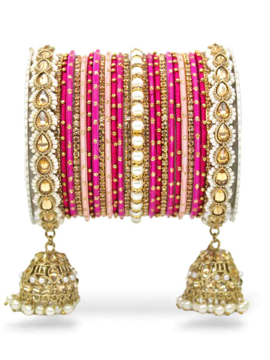 Rani Alloy Festival Wear Kundan Bangles