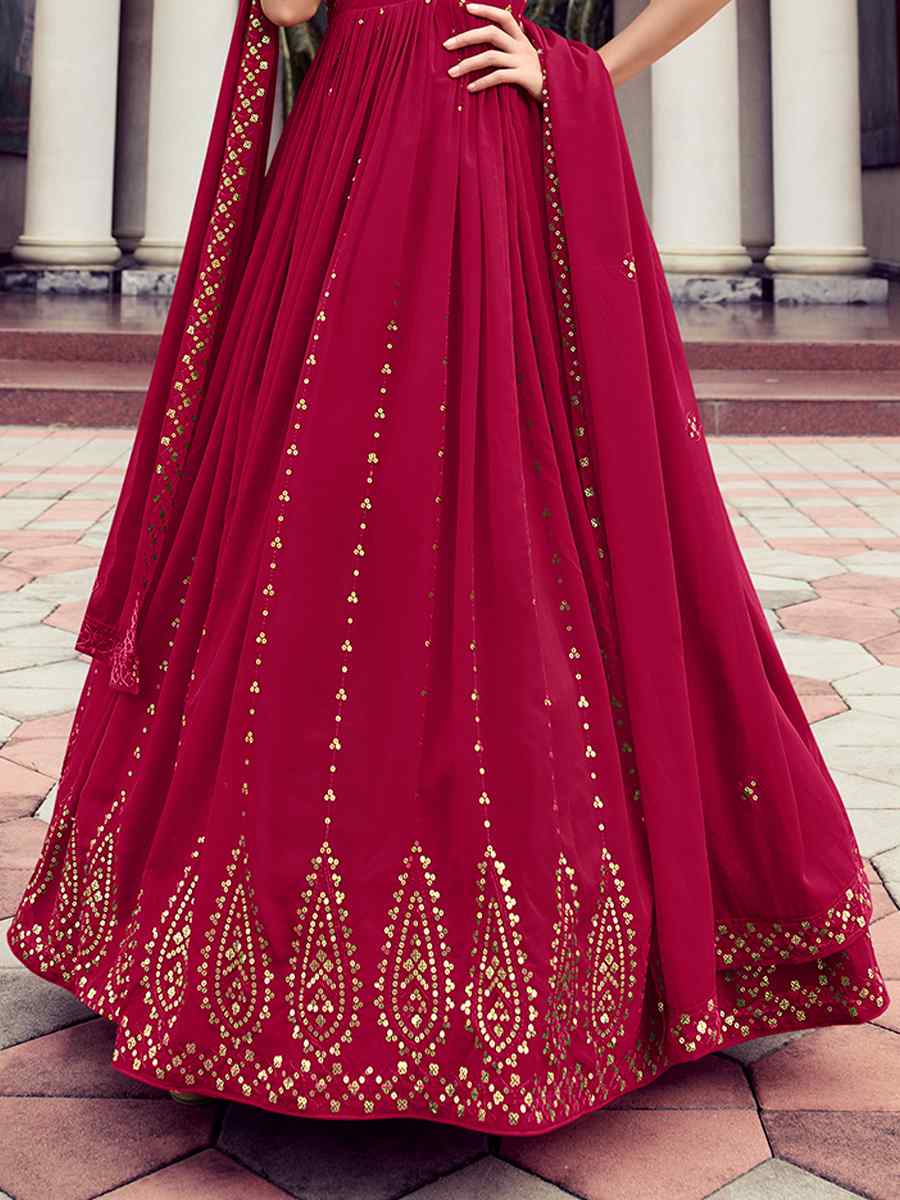 Rani Georgette Embroidered Party Gown