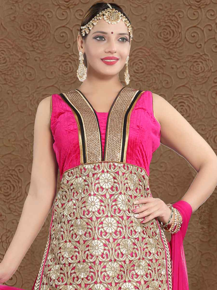 Rani Soft Net Printed Festival Casual Gown