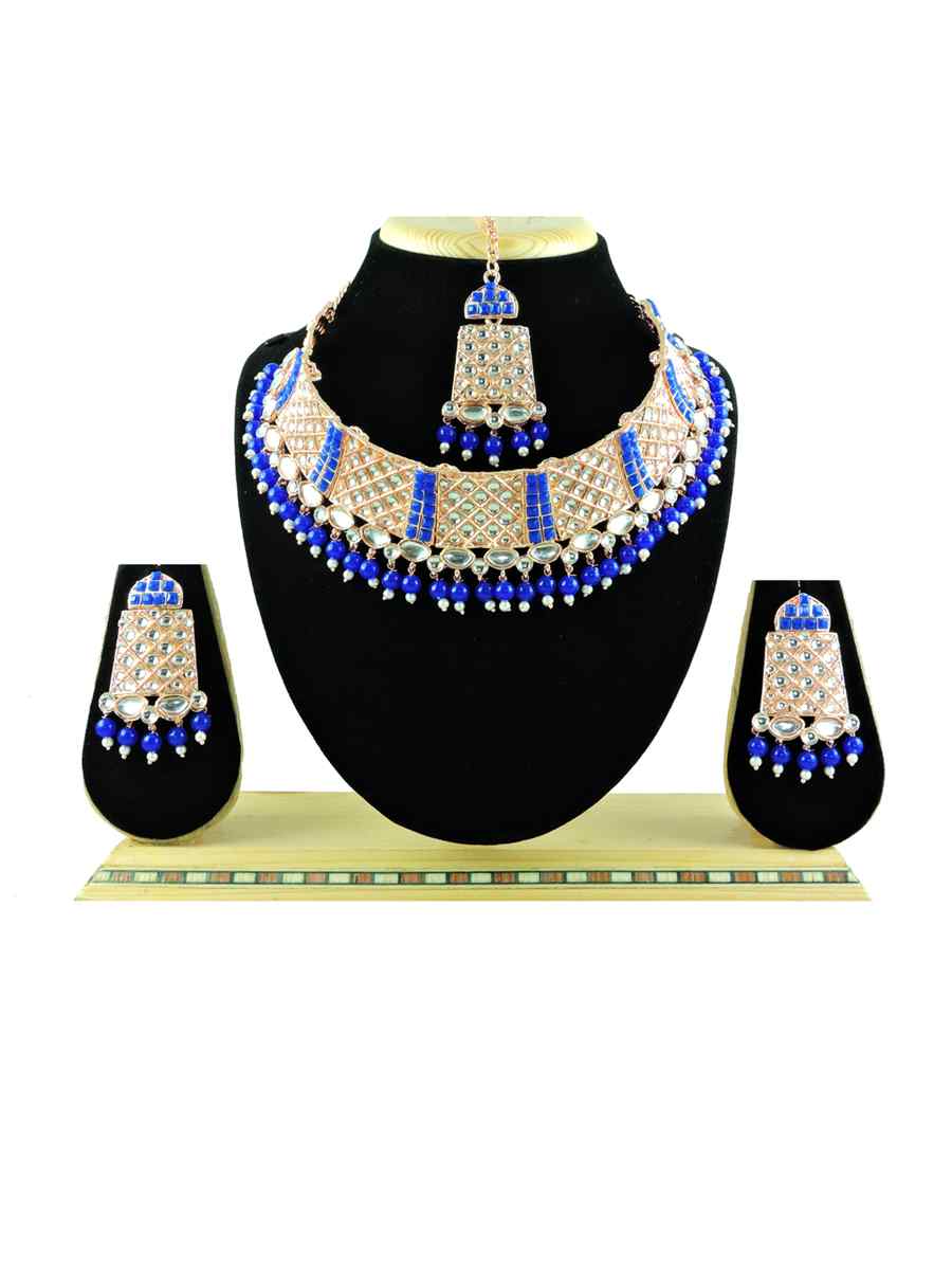 RoseBlue Alloy Festival Wear Diamonds Necklace