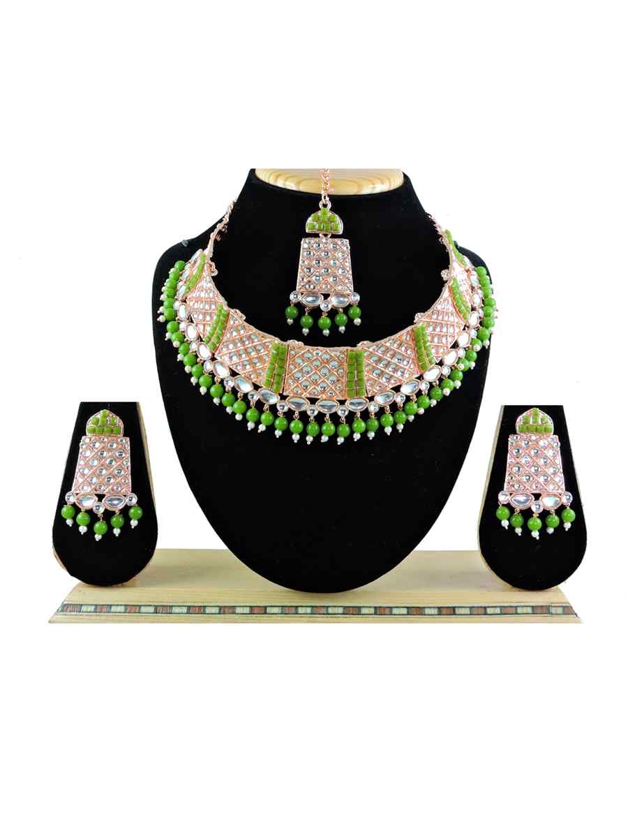 RoseMehendi Alloy Festival Wear Diamonds Necklace