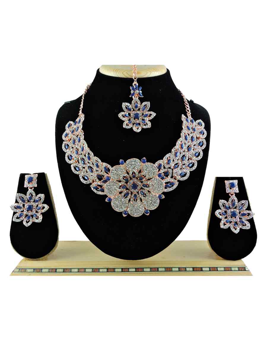 RoseMontana Alloy Festival Wear Diamonds Necklace
