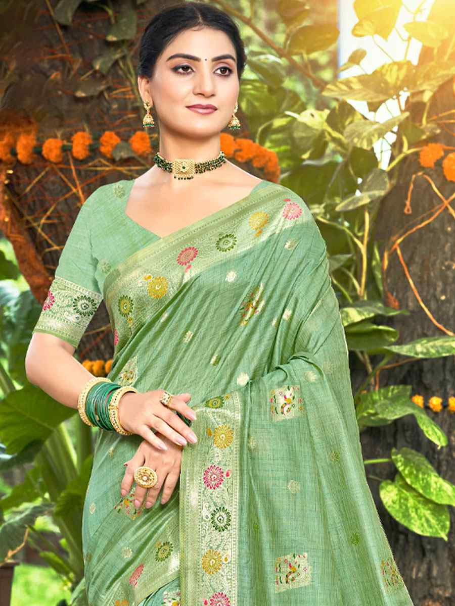 Sea Green Assam Silk Handwoven Traditional Bridal Reception Festival Wedding Fancy Classic Style Sarees
