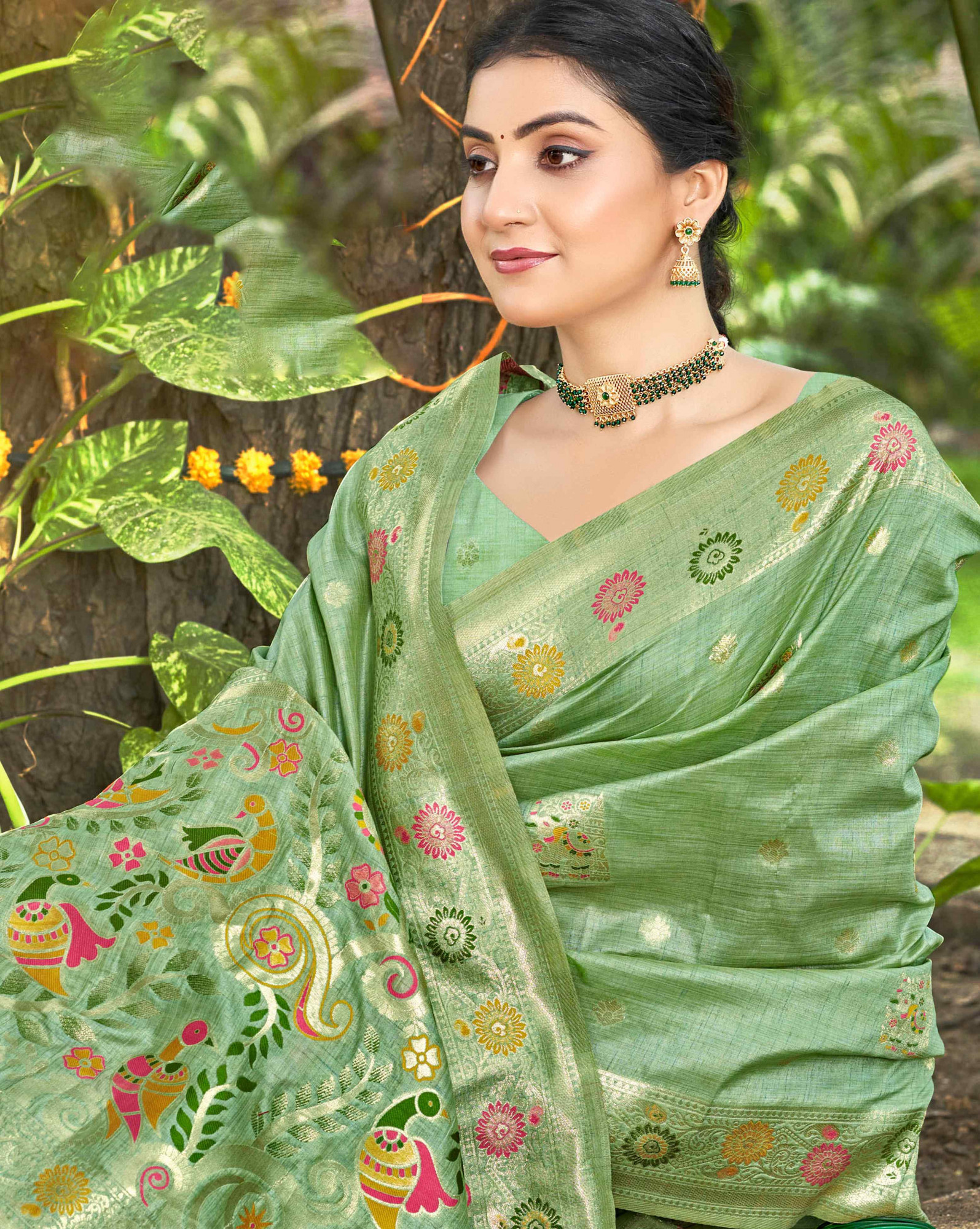 Sea Green Assam Silk Handwoven Traditional Bridal Reception Festival Wedding Fancy Classic Style Sarees