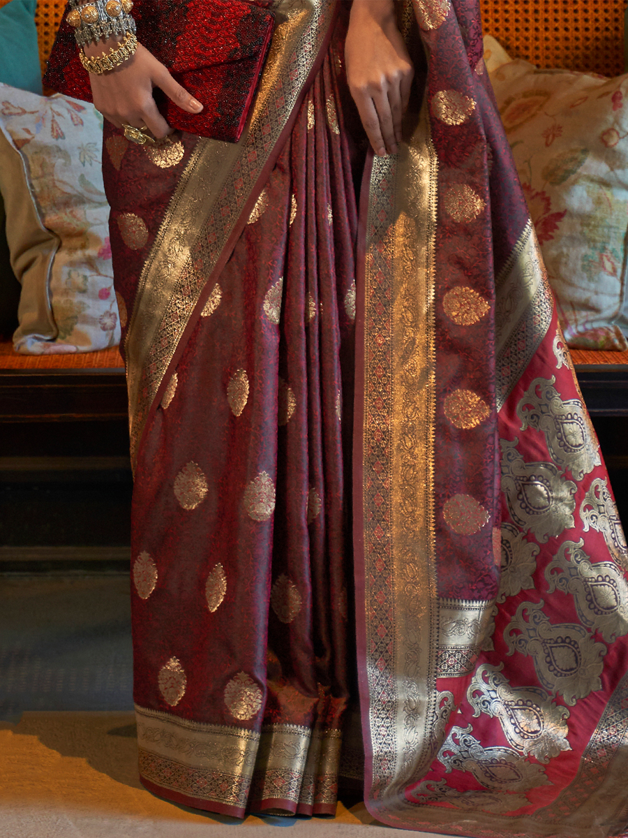 Sea Green Pure Satin Silk Handwoven Wedding Festival Heavy Border Saree