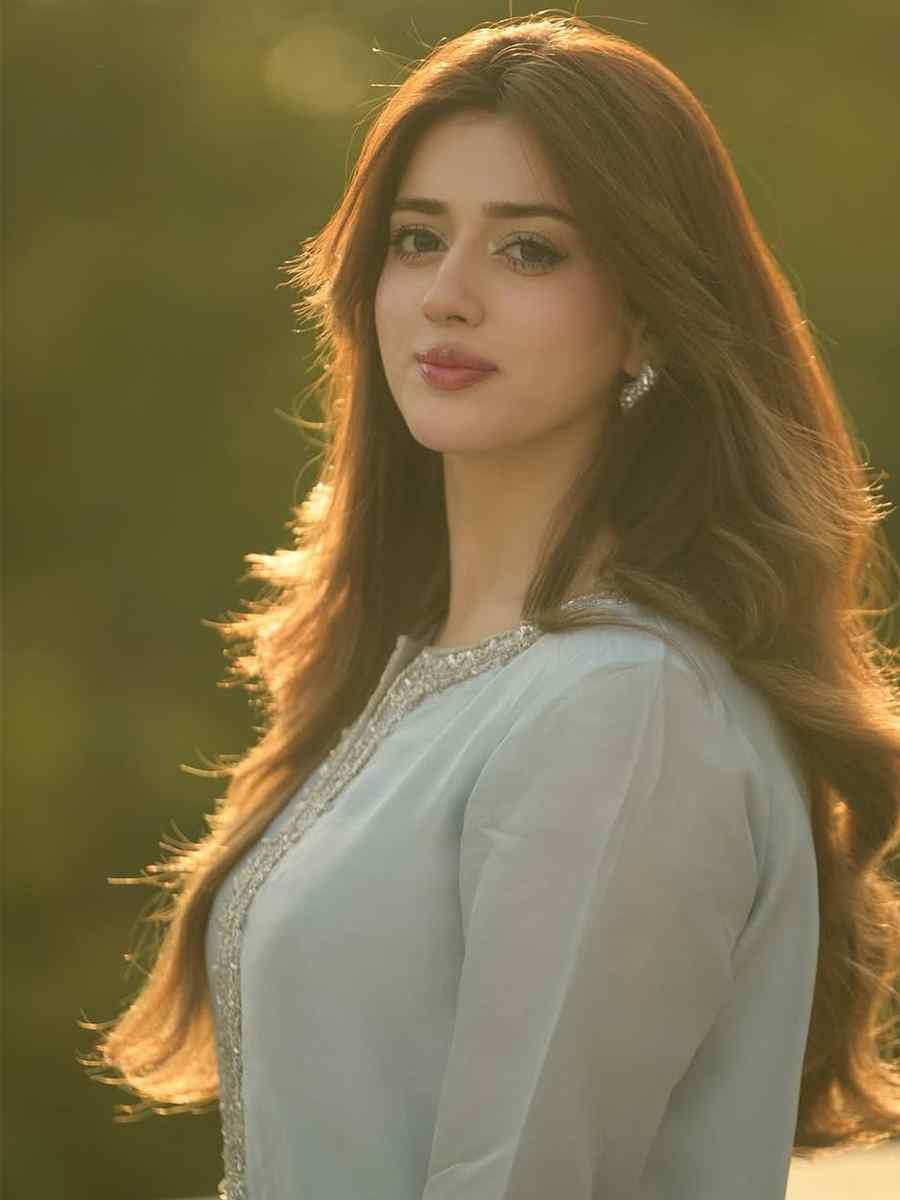 Sky Blue Faux Georgette Embroidered Festival Casual Ready Farsi Pant Salwar Kameez