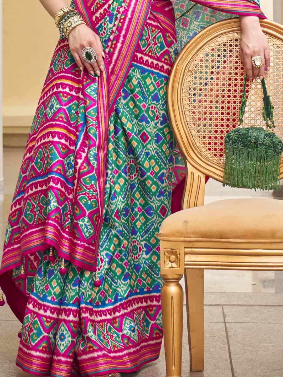 Sky Silk Handwoven Casual Festival Classic Style Saree