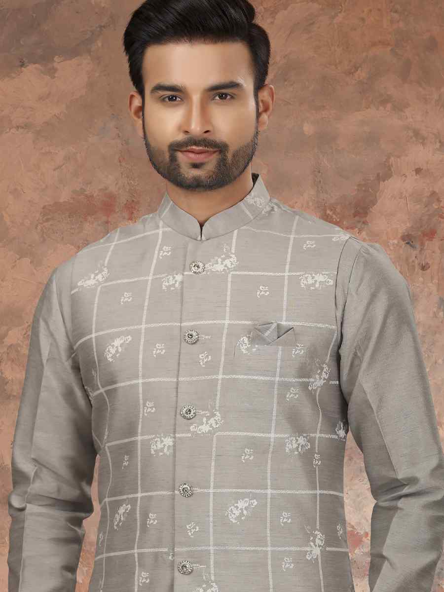 Sleti Silk Dupion Woven Festival Wedding Sherwani