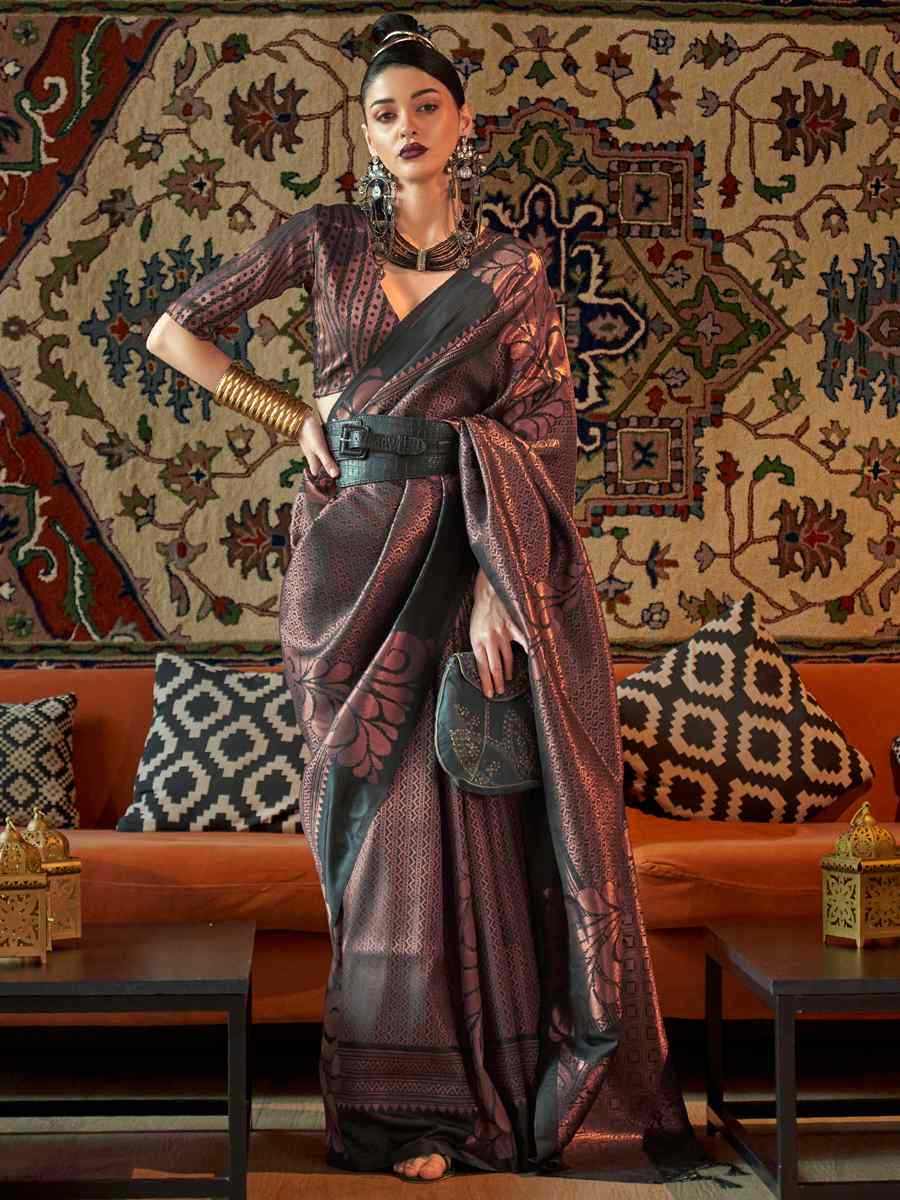 Teal Silk Handwoven Wedding Festival Heavy Border Saree