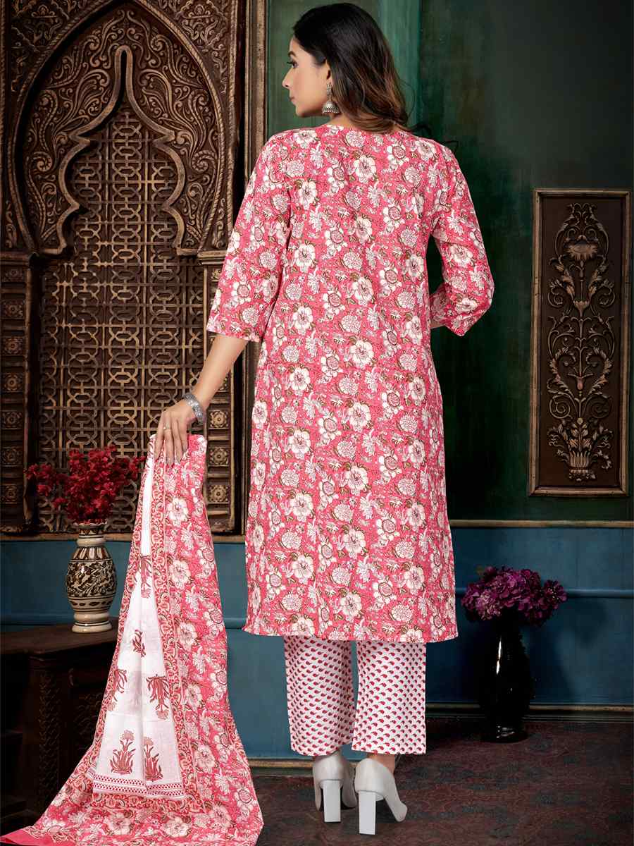Tussar Cotton Printed Festival Casual Pant Salwar Kameez